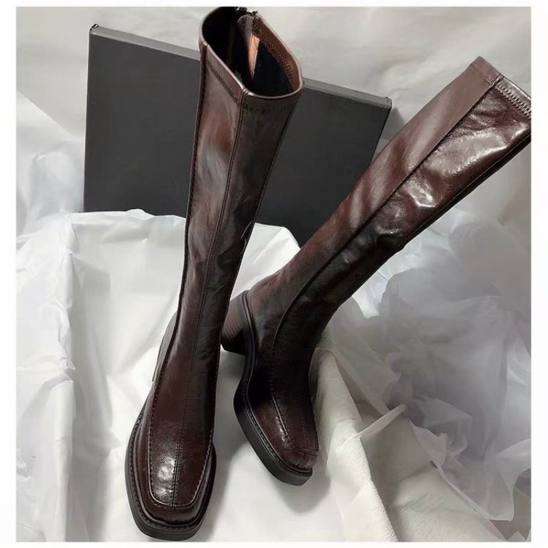 Kadınlar için Yuvarlak Burunlu - Knee High Boots Women incelemesi ve fiyatı