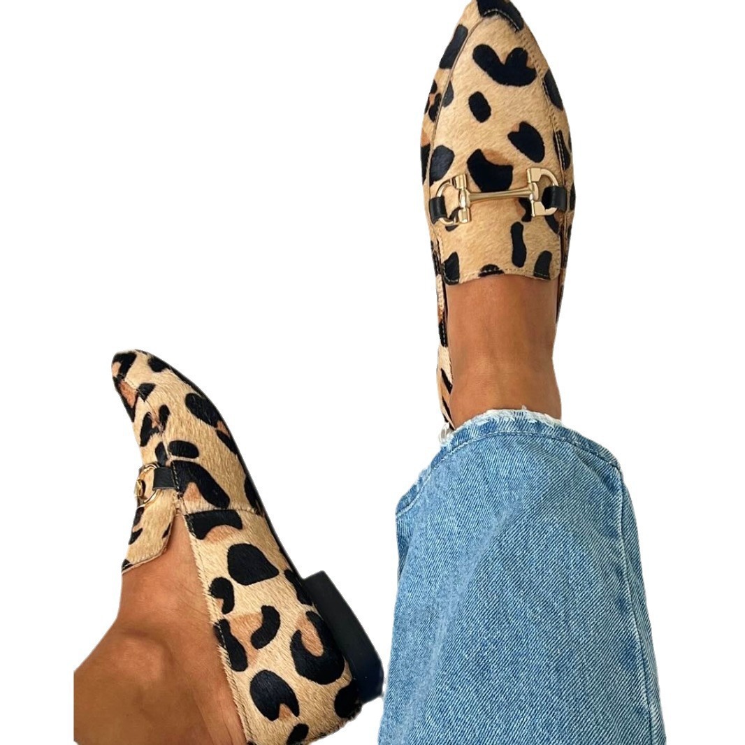 Büyük Beden 40-43 Leopar Desen - Mule Slip On incelemesi ve fiyatı