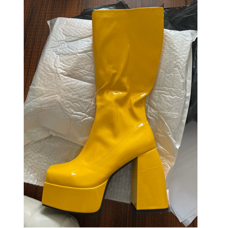 Elastik mikrofiber ayakkabı ya - Knee High Boots Women incelemesi ve fiyatı