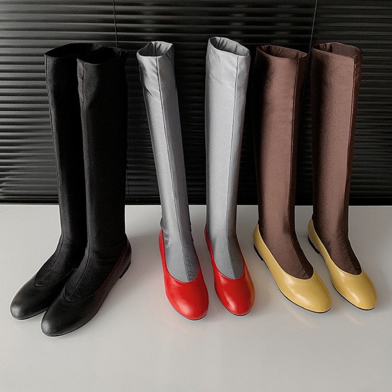 Moda Marka Yuvarlak Ayak Diz Y - Sock Boot Women incelemesi ve fiyatı