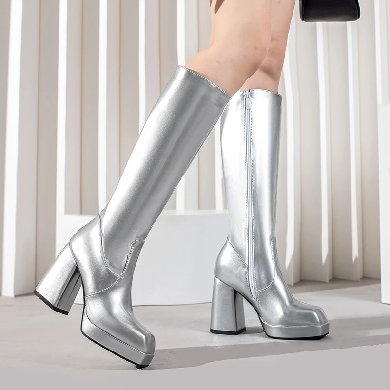 Yeşil Kış Kadın Platformu Diz  - Knee High Boots Women incelemesi ve fiyatı
