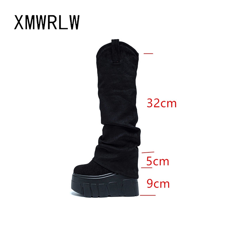 XMWRLW 2025 Sonbahar Kış Kadın - Knee High Boots Women incelemesi ve fiyatı